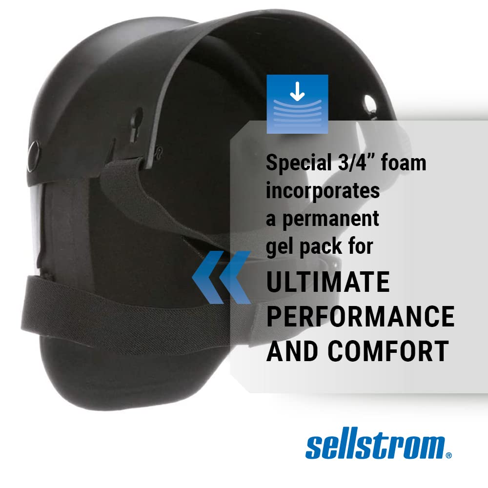 Ultra Flex Hybrid KneePro Knee Pads with Built-In Gel Pads - for Construction, Gardening, Roofing, Work, Flooring