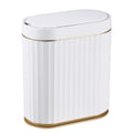 Bathroom Trash Can with Lid 2 Gallon Sensor Garbage Can, Automatic Trash Bin, Motion Sensor Trash Can, IPX5