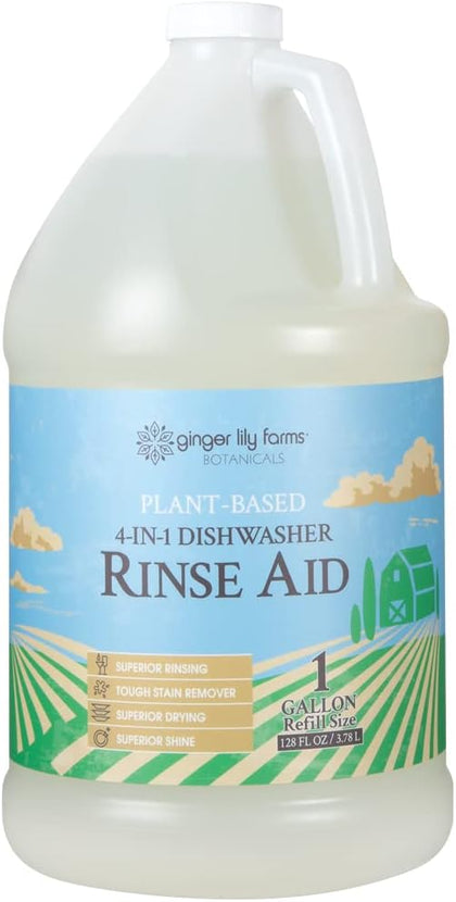 Botanicals Dishwasher Rinse, 128oz, Fragrance Free