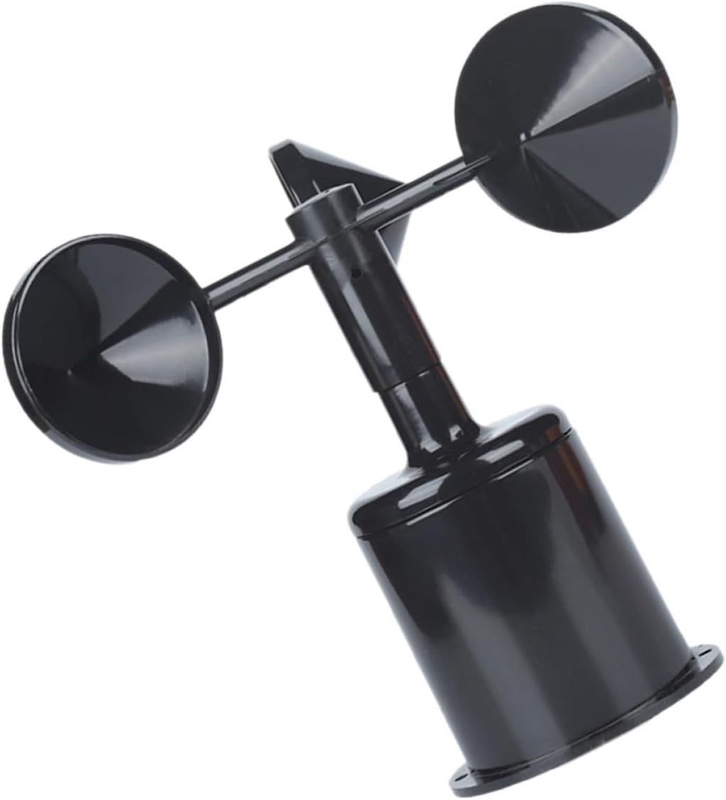 Wind Indicator Shell Anemometer Wind Speed Shell Replacement Part Plastic Measure Device Housing for Weather Stations Greenhouses Outdoor Use 6.29 X 6.29 X 5.90 in