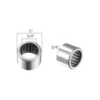 Kozelo 2pcs SCE1212 Needle Roller Bearings - [3/4" x 1" x 3/4"] Open End for Gearbox Use, Chrome Steel Rollers