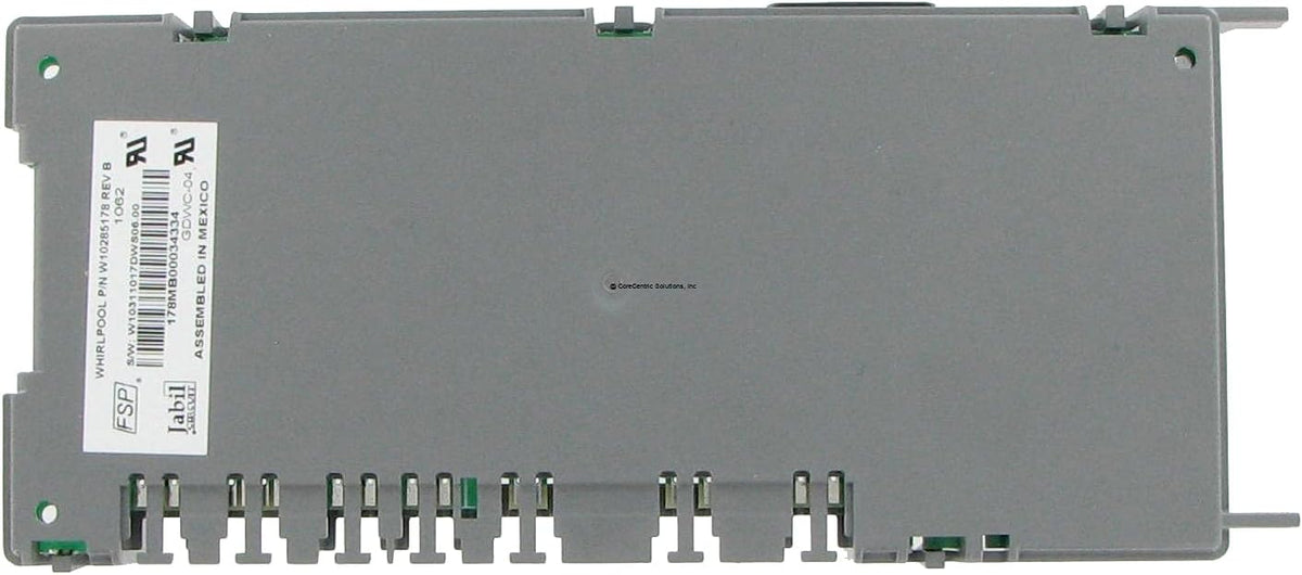 CoreCentric Remanufactured Dishwasher Control Board Replacement for Whirlpool W10285178 / WPW10285178