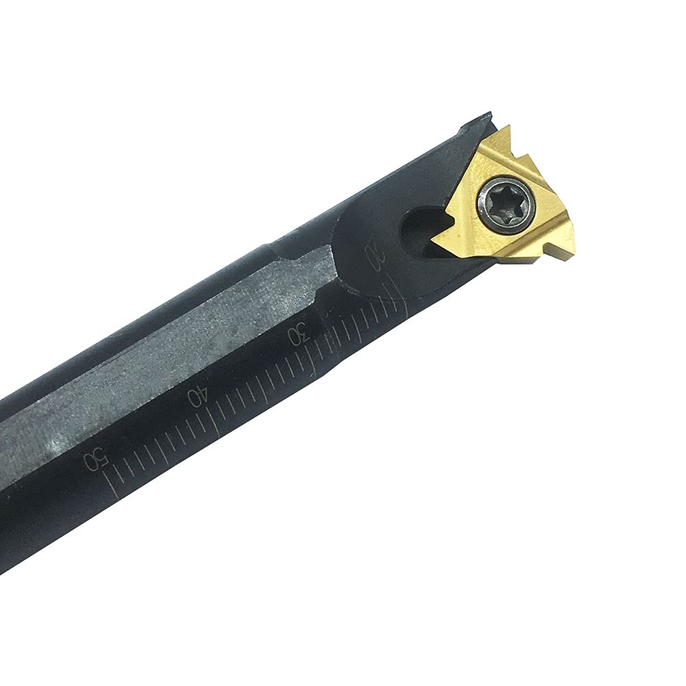 Threading Carbide Inserts 16IR 16ER AG60 with Threading Tool Holder for Steel