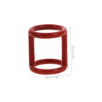 3 Pack Silicone Ice Cream Maker Seal Rings, Red Replacement Parts