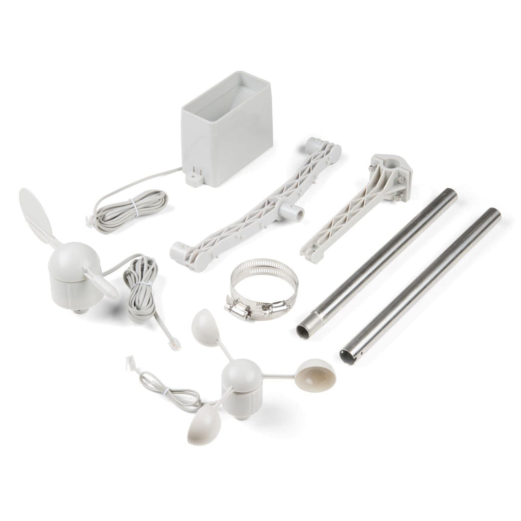 Weather Meter Kit | Station includes Analog sensors Wind vane Cup anemometer Tipping bucket rain gauge RJ11