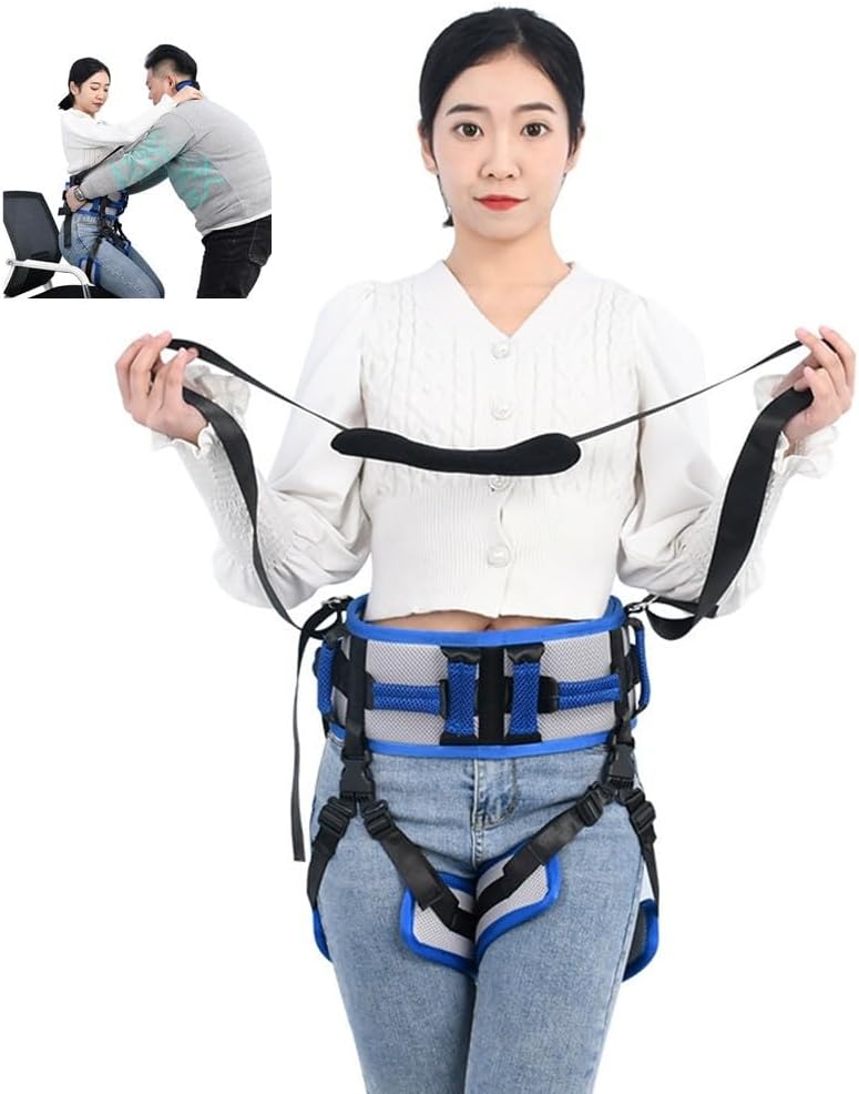 Medical Nursing Gait Belt, Non-Slip Transfer Nursing Sling with Handles, Mobility Standing and Lifting Aid Transfer