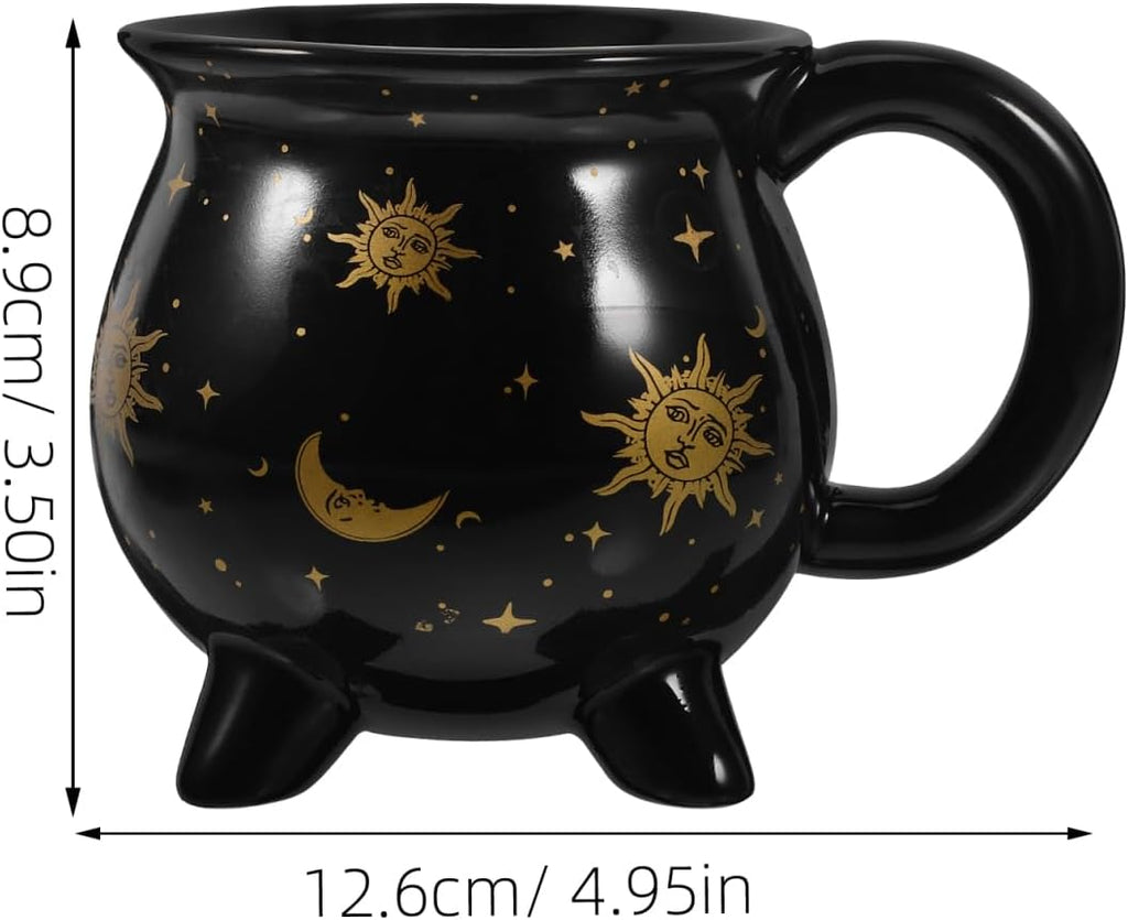 Halloween Cauldron Mug Ceramic Witch Cauldron Cups