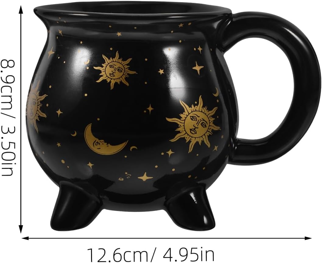 Halloween Cauldron Mug Ceramic Witch Cauldron Cups