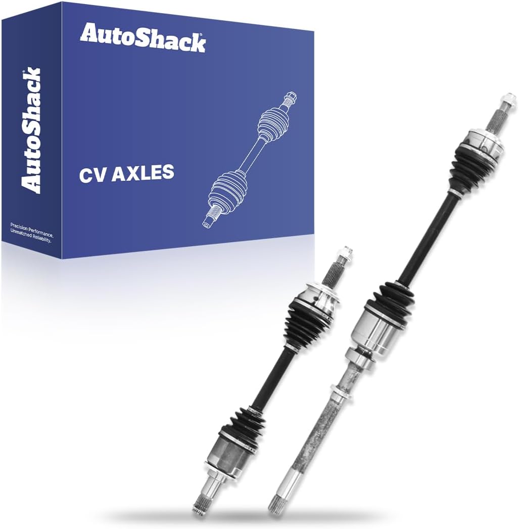 AutoShack Front CV Axle Shaft Assembly, 2pcs