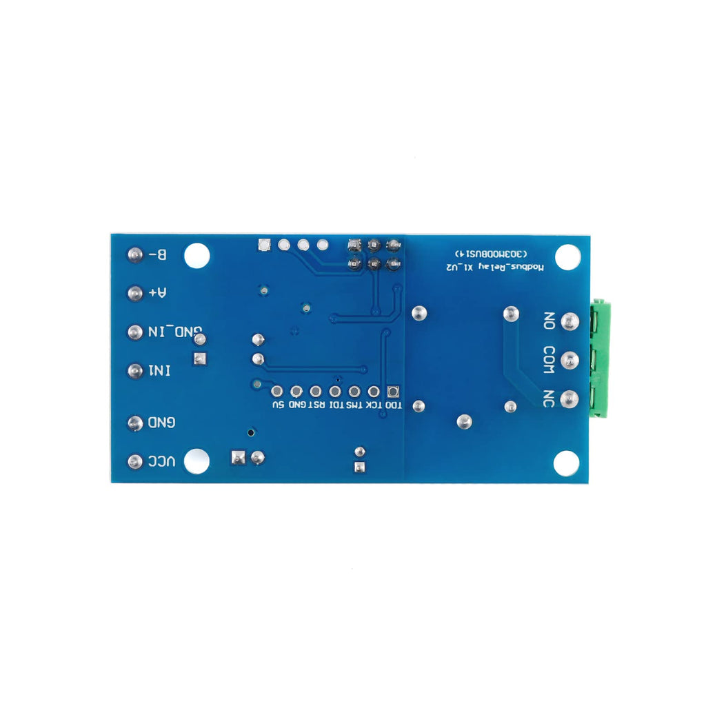 JESSINIE 2Pcs 1 Channel Switch Relay Module Modbus Rtu Switching Input Output Relays Board with Anti-Reverse Connection Protection RS485 TTL Communication