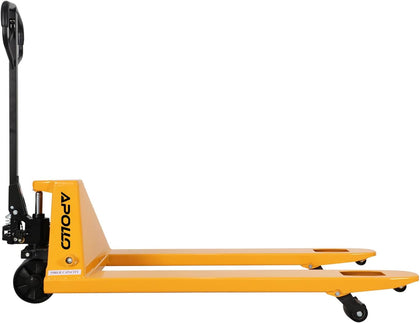 Hand Pallet Jack Truck Duty Industrial Pallet Truck 5500lbs Capacity, 27'' W x 48'' L Forks for Material Handling