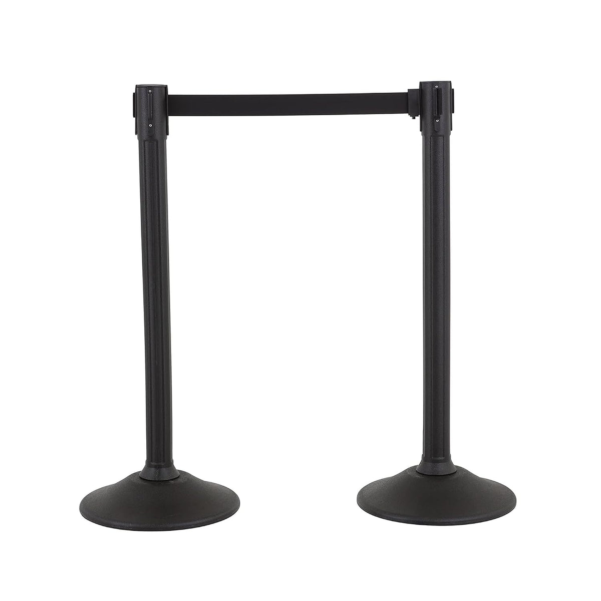Sentry Stanchion – 6.5' Retractable Black Belt (2-Pack)