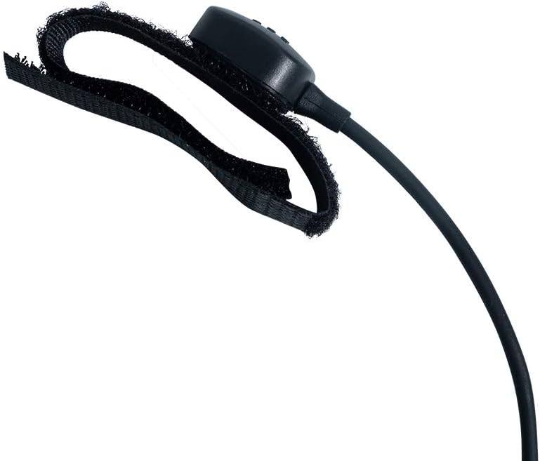 Throat Mic Earpiece Compatible with Motorola CP200 CP200D | Throat mic, acoustic tube earpiece, finger PTT, 2-pin;