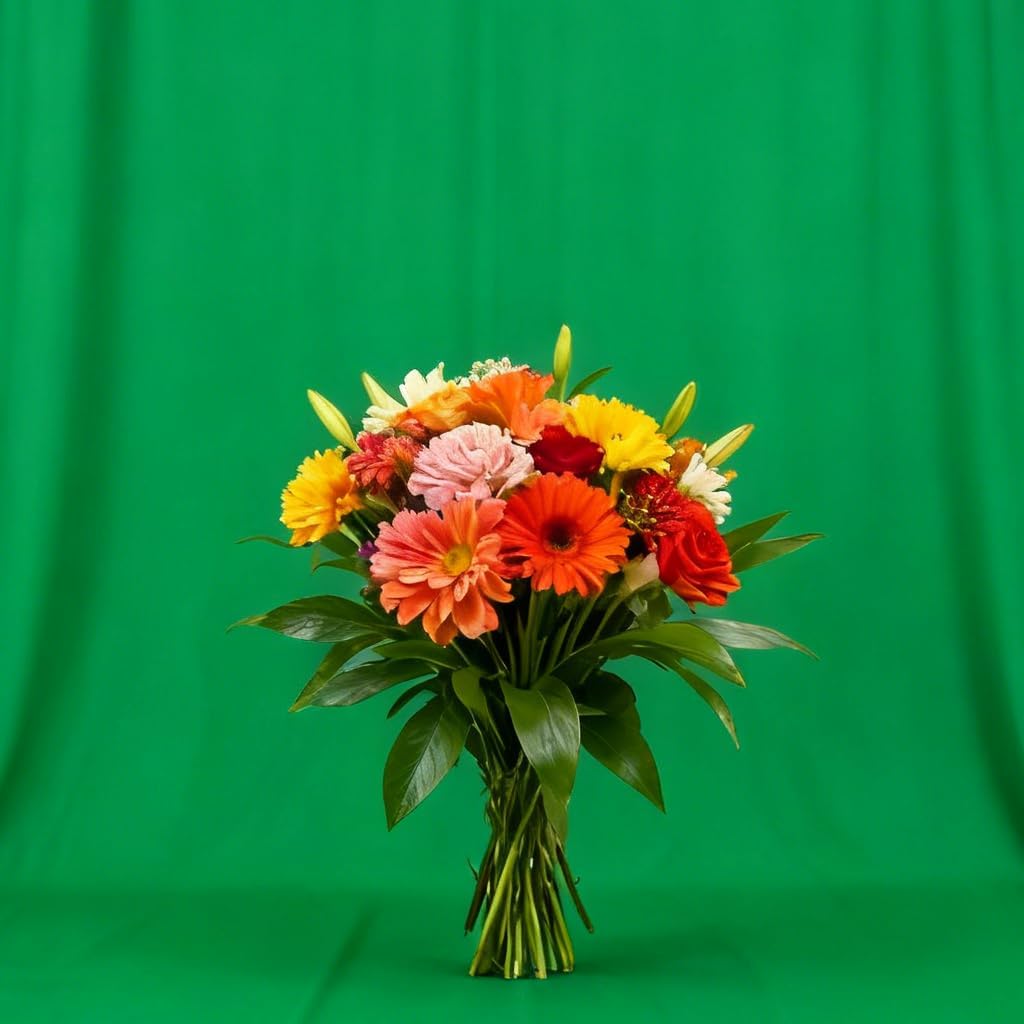 Green Screen Backdrop 6x9ft Photo Backdrop Chromakey Muslin Portrait Green Backdrop for PS Keying/Video