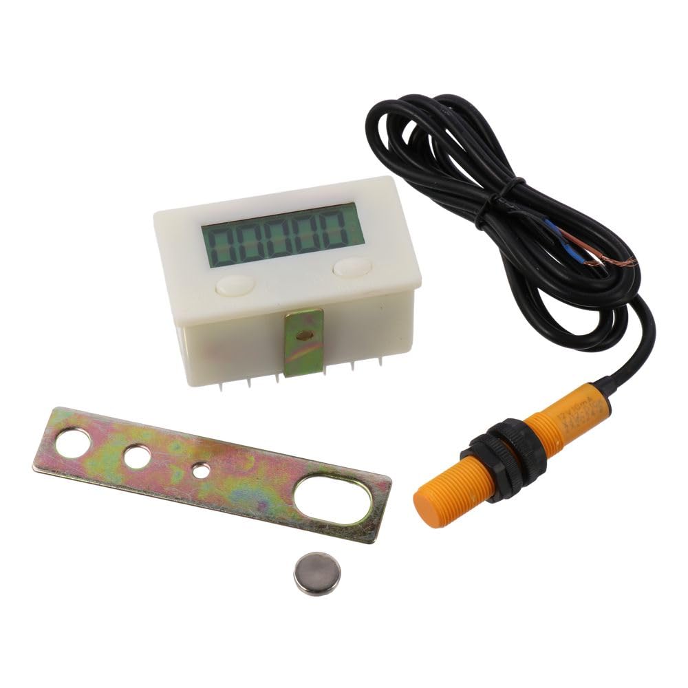 5 Digit Plastic Automatic Sensing Counter Proximity Switch Sensor Loop Counter 0-99999 Counter