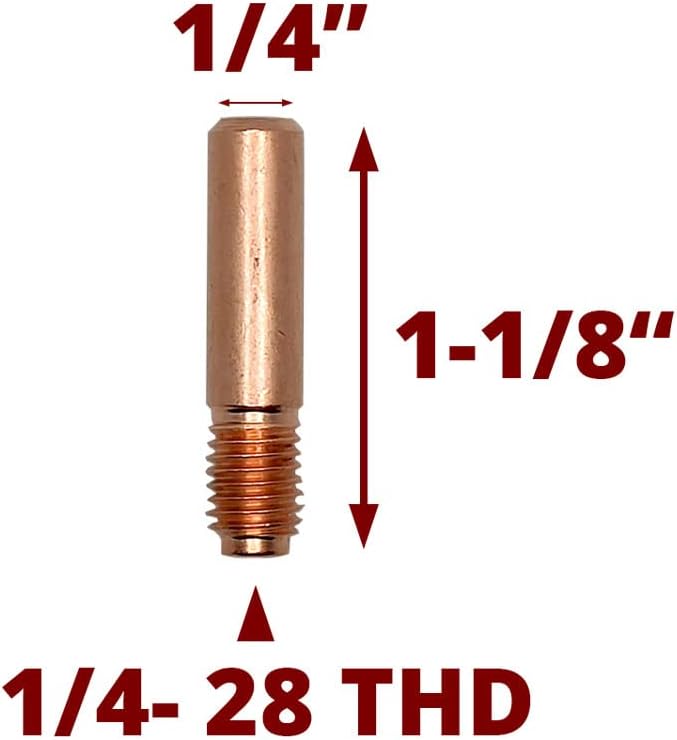 Flux Core Nozzle Tips .030", Compatible with Miller/Hobart