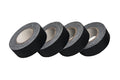 Mini Gaffers Tape 4 Pack, 1 Inch x 11 Yards Black Fabric Tape