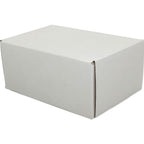 9x6x3 Shipping Boxes Set of 30, White Mailer Corrugated Cardboard Box