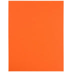 Full Sheet Shipping Labels - Printable Sticker Paper - 8 1/2 x 11 - Orange - 10 Full Pages/Pack