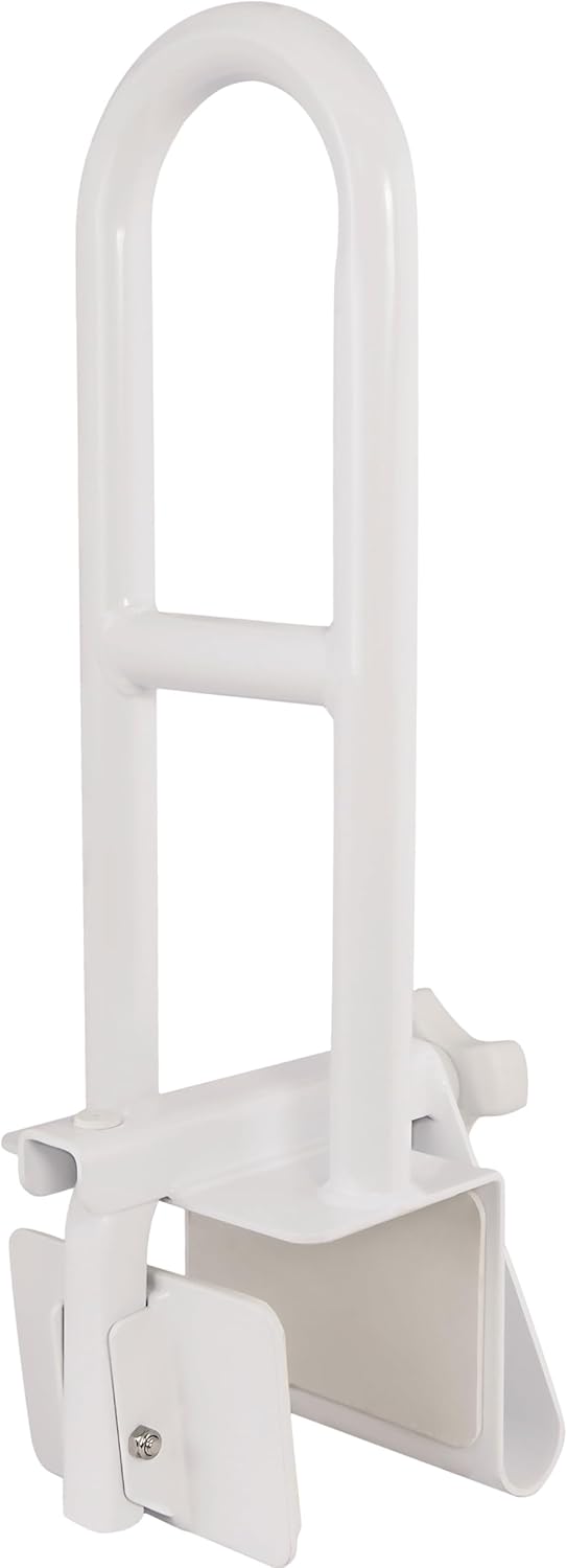 Medical Secure Bathtub Safety Rail, ADA Compliant Shower Grab Bar Handle for Elderly and Disabled, Secure Locking Tub