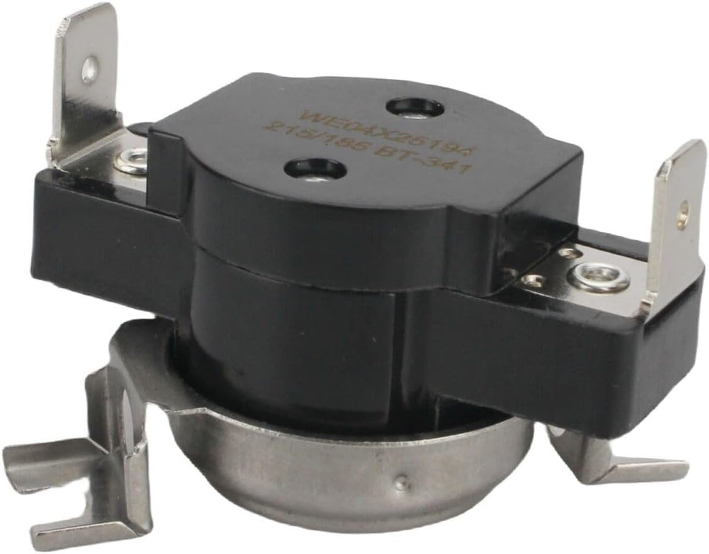WE04X25194 Dryer thermostat (215/185) Replacement Part fit for GE GTD42EASJ2WW GTX22EASK0WW GTX33EASK0WW TD45EASJ2WS GTX52EASP0WB NTX62E8ST0WW GTX65EBSJ0WS GTD42EASJ0WW