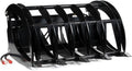 60" Extreme Root Grapple Rake Attachment, Universal Quick Tach Connection, Twin 3,000 PSI Cylinders, Replaceable