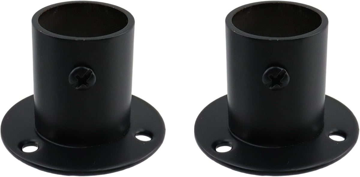 Geesatis 2Pack Stainless Steel Pole Sockets Flange Rod Holder (Fit 1")