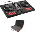 Hercules DJ Control Inpulse 300 MK2 2-Deck USB DJ Controller for Serato DJ Lite and DJUCED Bundle with ProX XB-DJCS