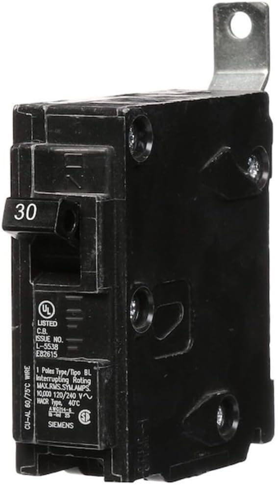 SIEMENS B130 30-Amp Single Pole 120-Volt 10KAIC Bolt in Breaker