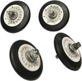 Dryer Drum Roller 4 Pack Compatible with LG Model Numbers DLEX4370K, DLEX4370W, DLEX5000V, DLEX5000W, DLEX5101V