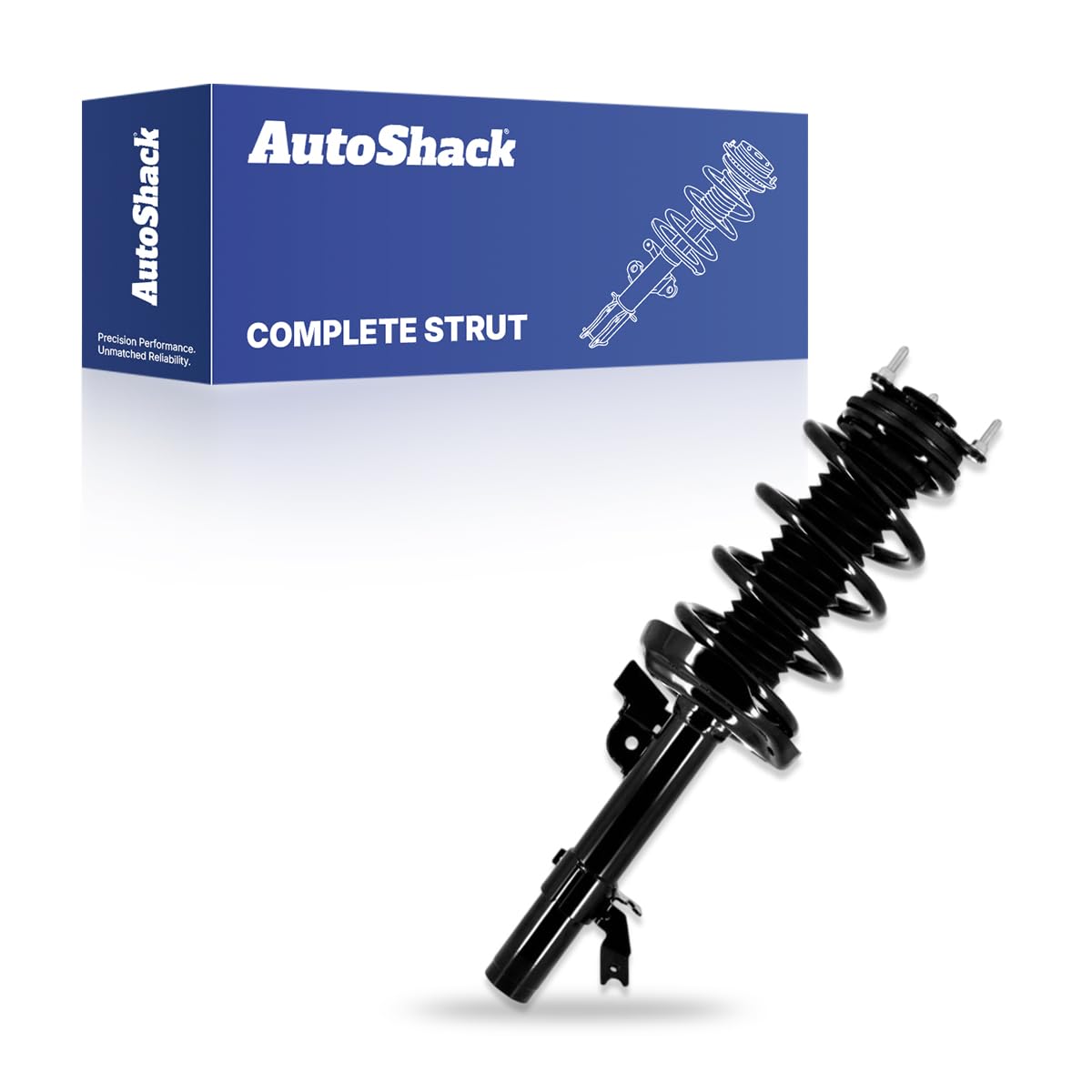AutoShack Front Complete Strut Assembly with Coil Spring, 1pc
