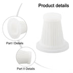 5Pack Reusable Filters for Airify Pro V2 Vacuum, Washable Replacement Parts