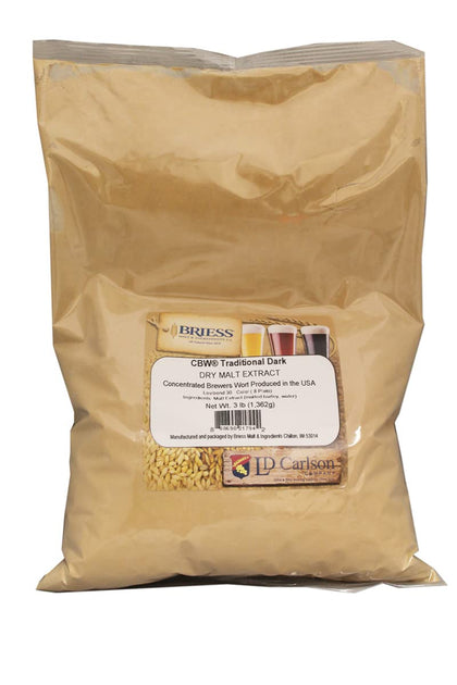 Briess Traditional Dark Dry Malt Extract 3lbs, Beige (1794B)