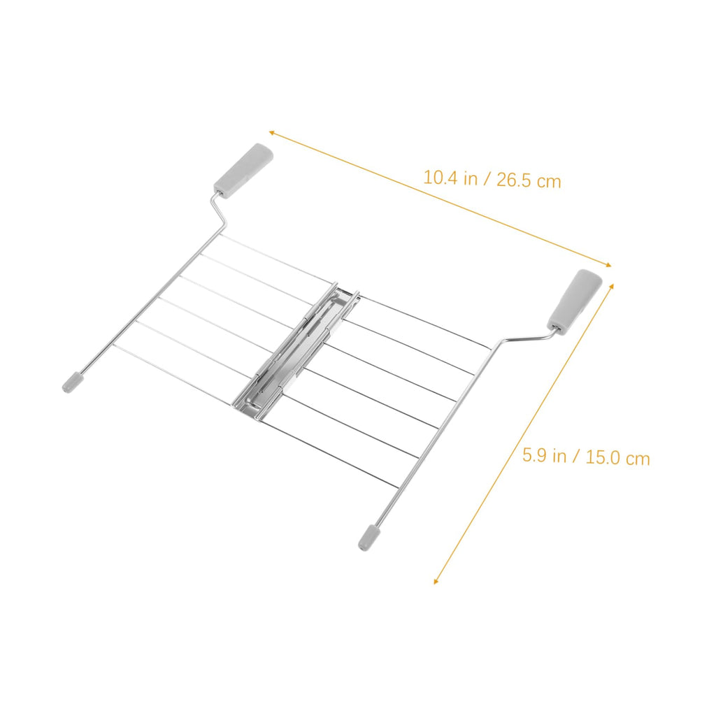 Toaster Warming Rack Stainless Steel Bread Rack for Pop-up Toasters