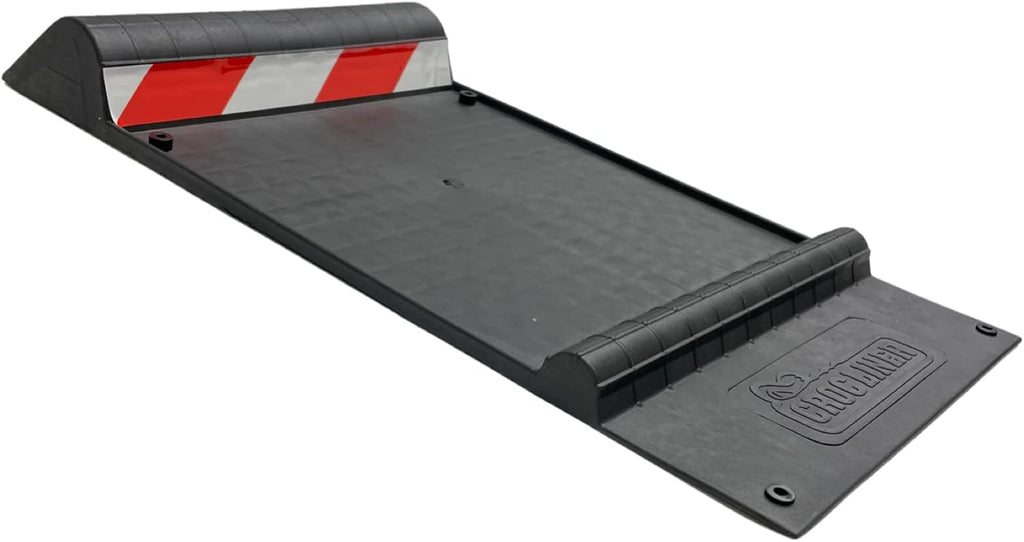 Garage Indoor/Outdoor Parking Guide Mat, Heavy Duty Wheel Stoppers, for Trucks & Vehicles, Anti-Skid Grips