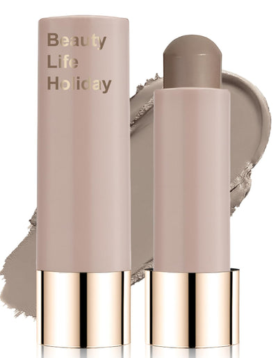 Cool Toned Contour Stick Blendable Smooth Bronzer Matte Finish Lightweight Face Shaping Makeup Natural Cream