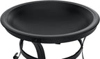 22 inch Fire Pit for Outside Outdoor Wood Burning Small Bonfire Pit Steel Firepit Bowl for Patio Camping Backyard