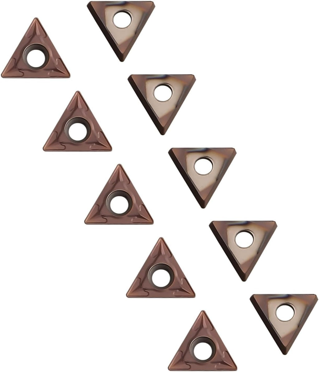 10Pcs TCMT110204 Carbide Turning Inserts for Stainless Steel