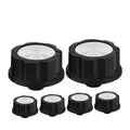 6pcs Kitchen Knob Replacement Part for Oven Switch Button ABS