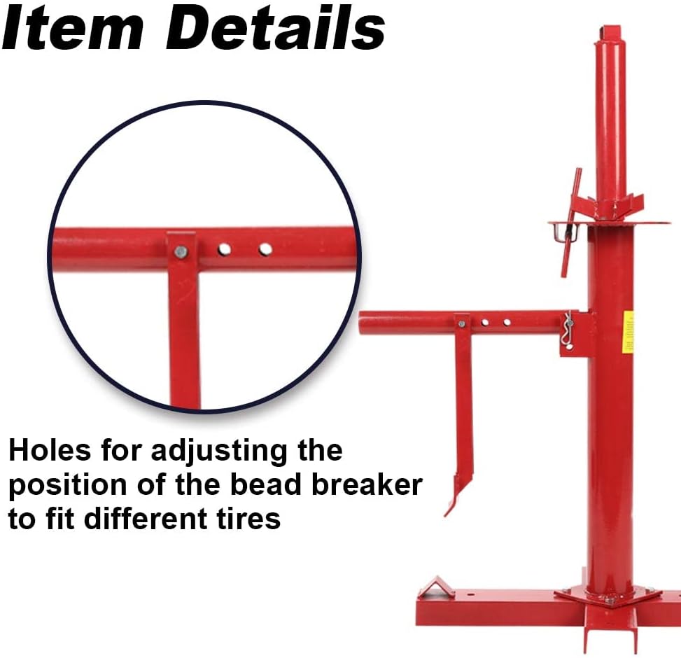 Manual Tire Changer, Tire Bead Breaker, Portable Hand Tool Manual