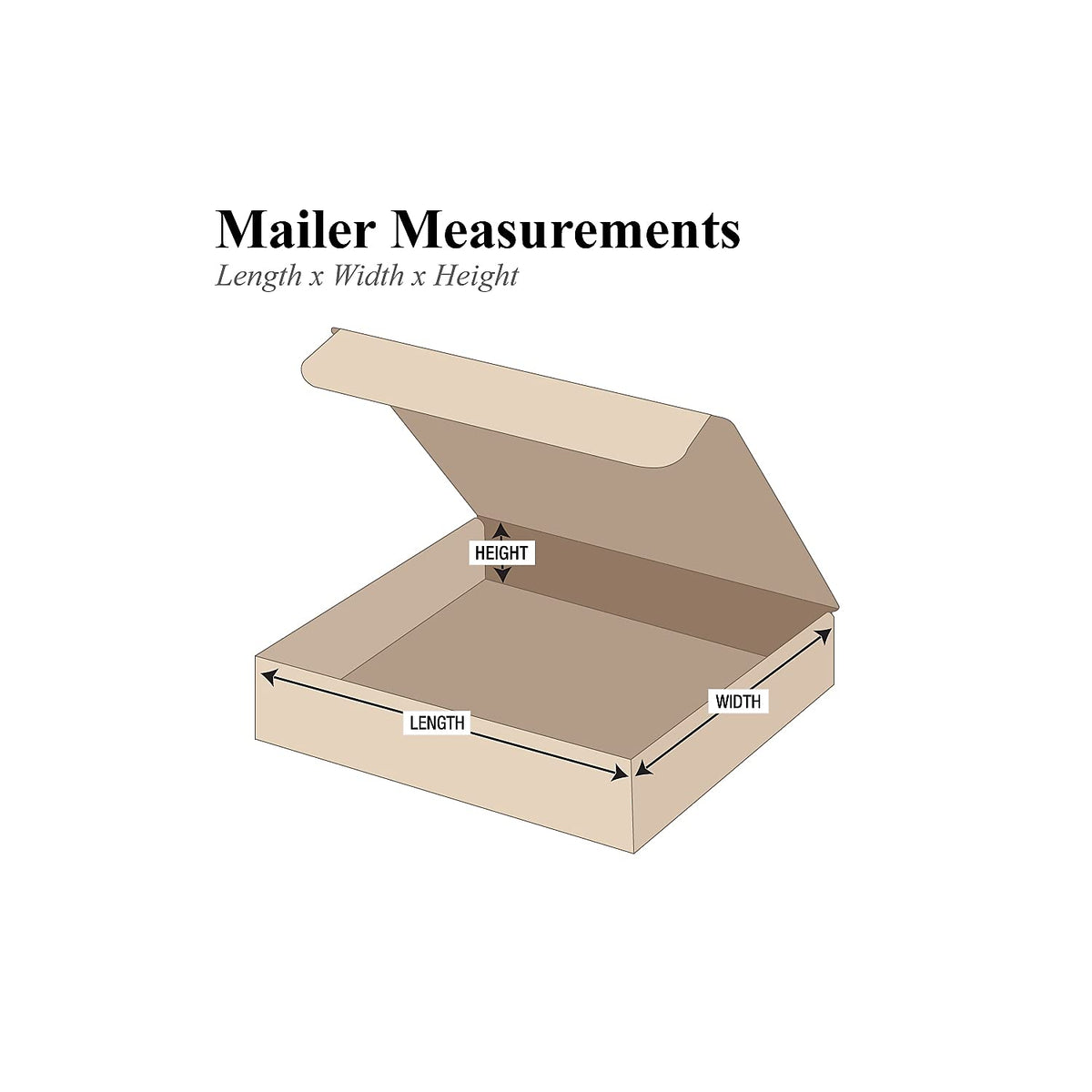 Aviditi Brown Kraft Literature Mailing Boxes, 10 x 10 x 4 Inches, Pack of 50, Crush-Proof