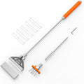Algae Scraper, Adjustable 19-26 Inch Aquarium Cleaner with Blades