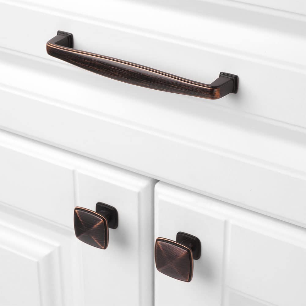 10 Pack 5 in Oil Rubbed Bronze Cabinet Pulls, Drawer Handles 1817