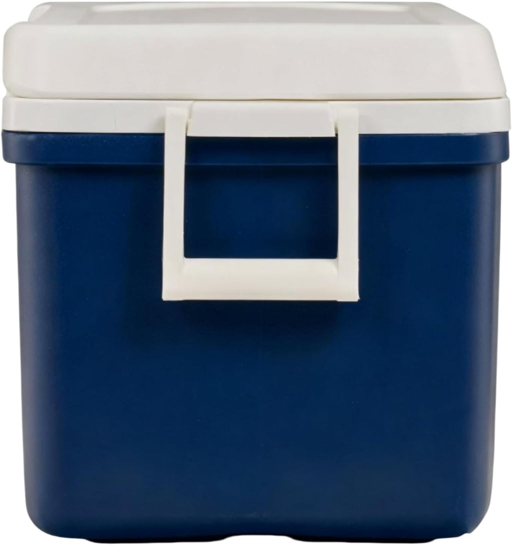 48 QT Hard-Sided Ice Chest Cooler, Capacity Heavy Duty Ice Chest, Swing-Up Handles, Eco-Friendly Foam Insulation