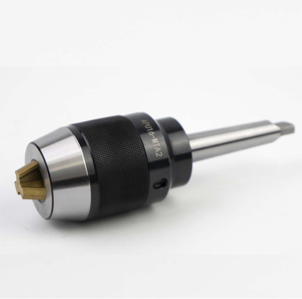 1/32"-5/8" MT2 Integrated Keyless Drill Chuck(Titanium Jaws)