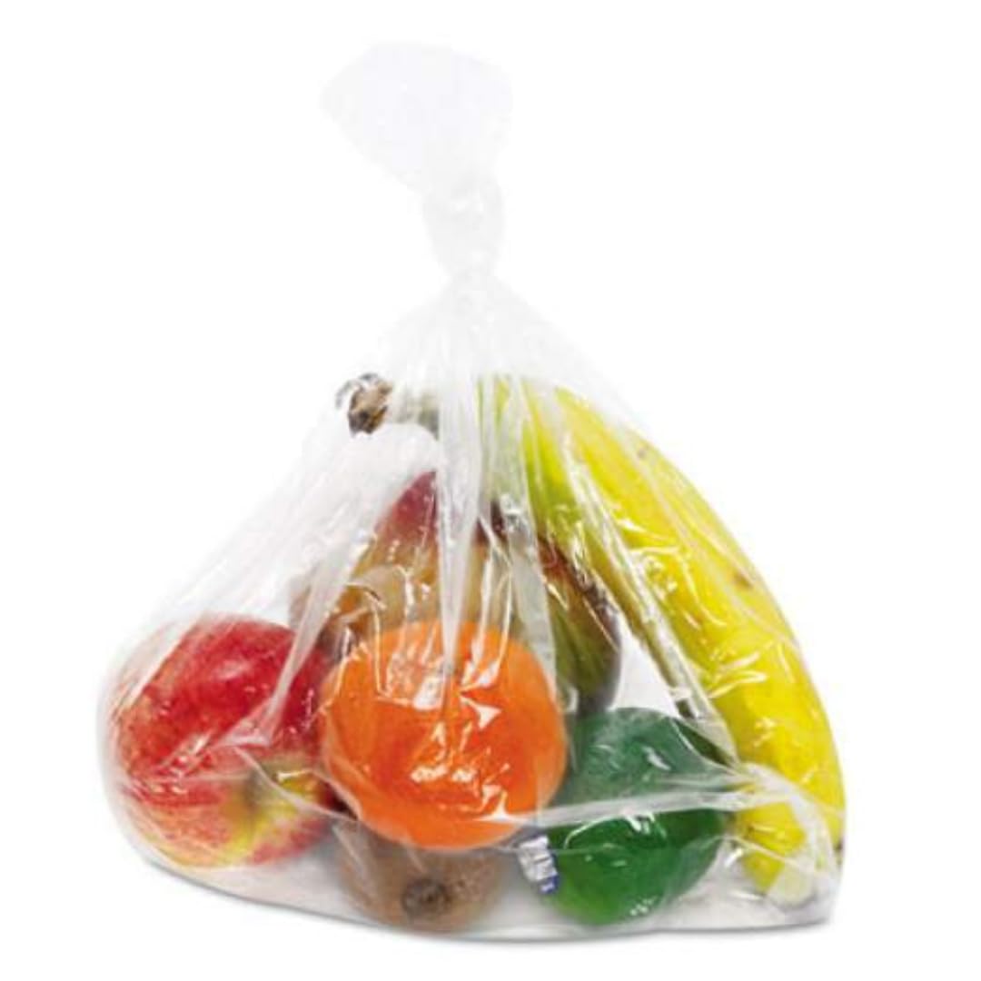 Group "Inteplast PB080418H 8 qt Capacity, 18"" Length x 8"" Width x 4"" Gusset, 1 Mil Thickness, Heavy Duty Food and