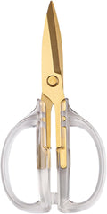 Kitchen Shears Scissors, ARCHIKING 7.7inch Gold Titanium Plated Scissor-Meat and Poultry Shears, Dishwasher Safe