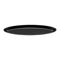 16" x 5" Black Oval Melamine Platter