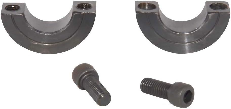 1" Bore Double Split Shaft Collar Black Oxide Set Screw Style (4 PCS)