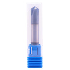 3/8" 4 Flute 120° Double End Solid Carbide Chamfer End Mill - AlTiN Coated